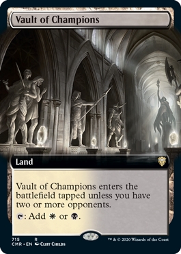 Vault of Champions Commander Legends Bordless